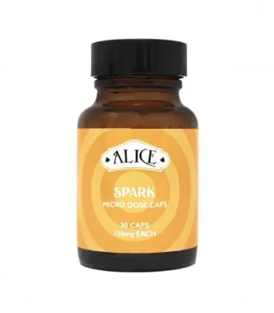 Alice Micro Dose Capsules – Spark (4500mg Golden Teacher)