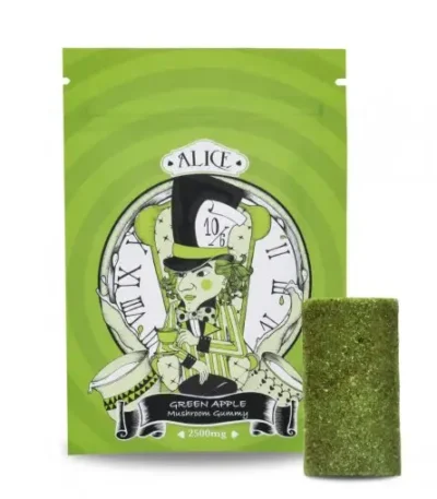 Alice Mushroom Gummy – Green Apple (2500mg)