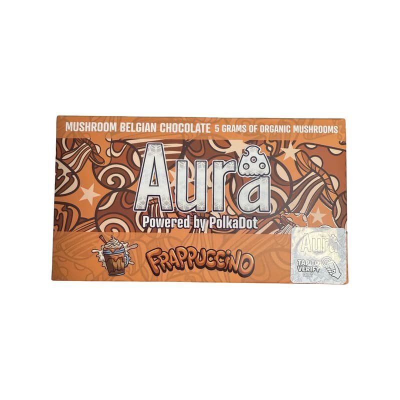 Aura Frappuccino Mushroom Chocolate 5G Bar Aura Frappuccino Mushroom Chocolate 5G Bar