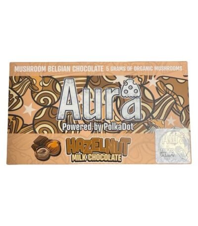 Aura Hazelnut Milk Mushroom Chocolate 5G Bar