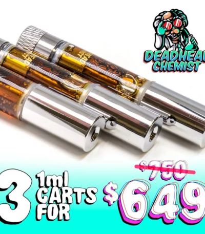 Deadhead Chemist DMT 3 Cartridges Deal 1mL