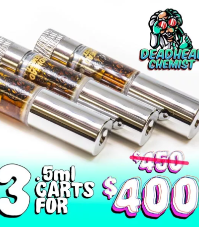 Deadhead Chemist DMT 3 Cartridges Deal .5mL