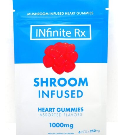 INfinite Rx Shroom Infused Heart Gummies Edibles (1000mg)