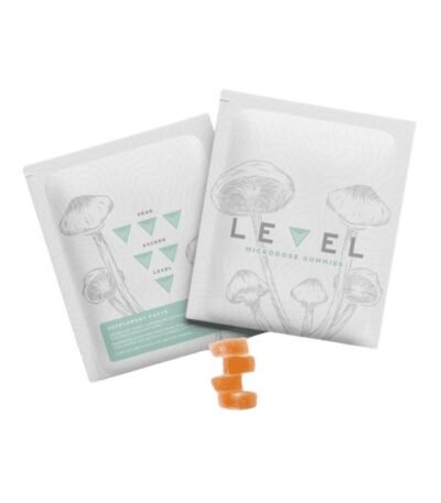 Level Blueberry Microdose Mushroom Gummies 4G