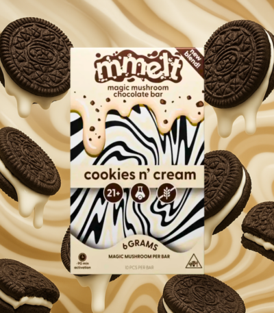 Mmelt Cookies N' Cream Mushroom Chocolate - 6G