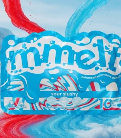 Mmelt Sour Slushy Mushroom Gummies - 10 Ct