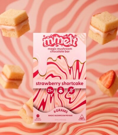 Mmelt Strawberry Shortcake Mushroom Chocolate - 6G