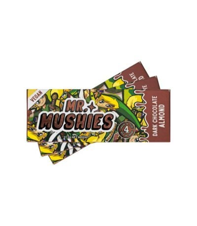 Mr. Mushies Dark Chocolate Almond 4G - Vegan