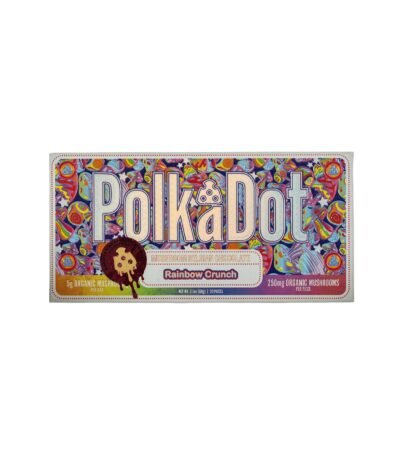 PolkaDot Rainbow Crunch Mushroom Belgian Chocolate | 5G