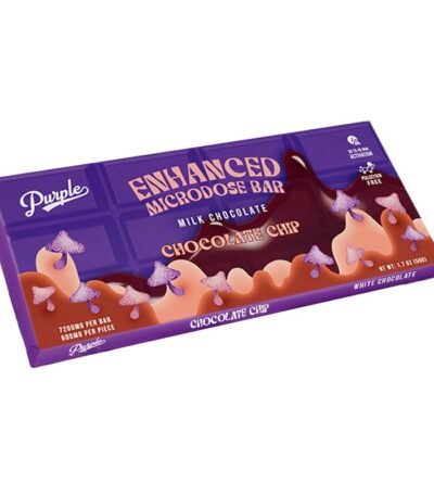 Purple Mushroom Enhanced Microdose Bar - Chocolate Chip