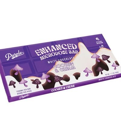 Purple Mushroom Enhanced Microdose Bar - Cookies & Cream