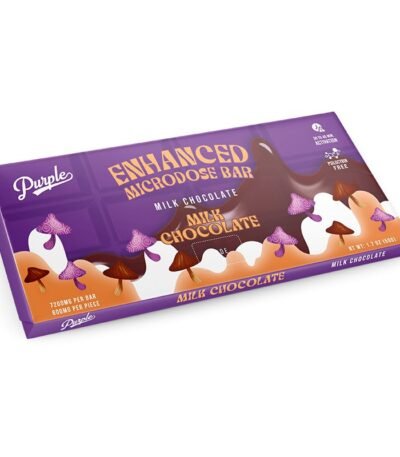 Purple Mushroom Enhanced Microdose Bar - Milk Chocolate