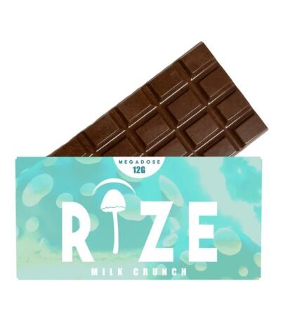 Rize - Milk Crunch Megadose Mushroom Chocolate Bar 12G