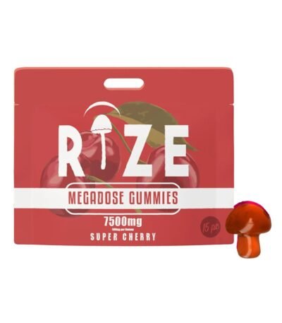 Rize - Super Cherry Mushroom Gummies - 7500mg - 15ct