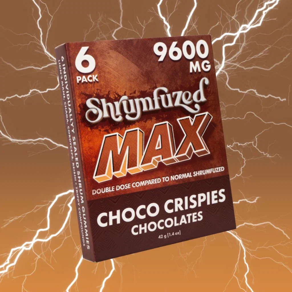 Shrumfuzed MAX Mushroom Chocolate - Choco Crispies Shrumfuzed MAX Mushroom Chocolate - Choco Crispies