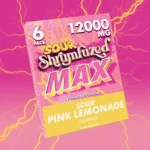 Shrumfuzed MAX Sour Gummies - Sour Pink Lemonade | 6 Pack