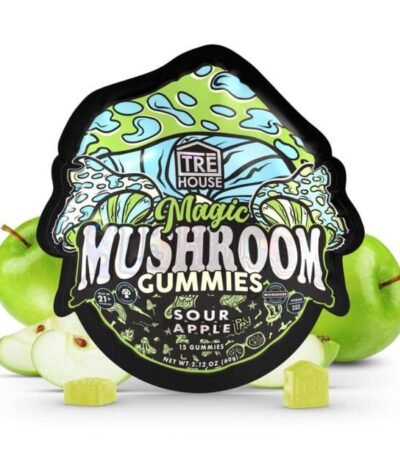 TreHouse Sour Apple Magic Mushroom Gummies