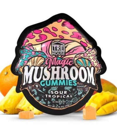TreHouse Sour Tropical Magic Mushroom Gummies