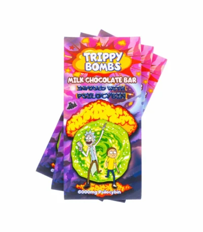 Trippy Bombs - Milk Mushroom Chocolate Bar | 6G